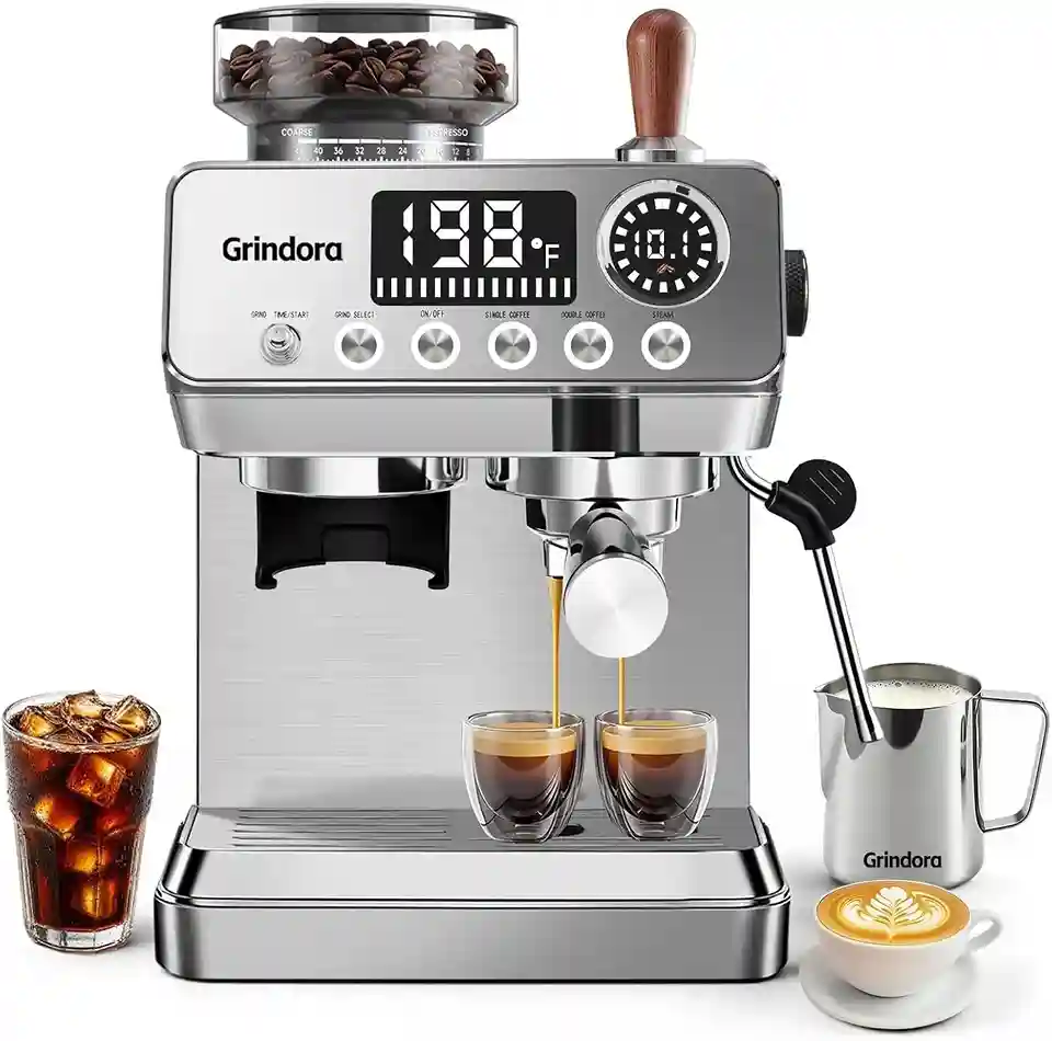 Espresso Machine with Grinder