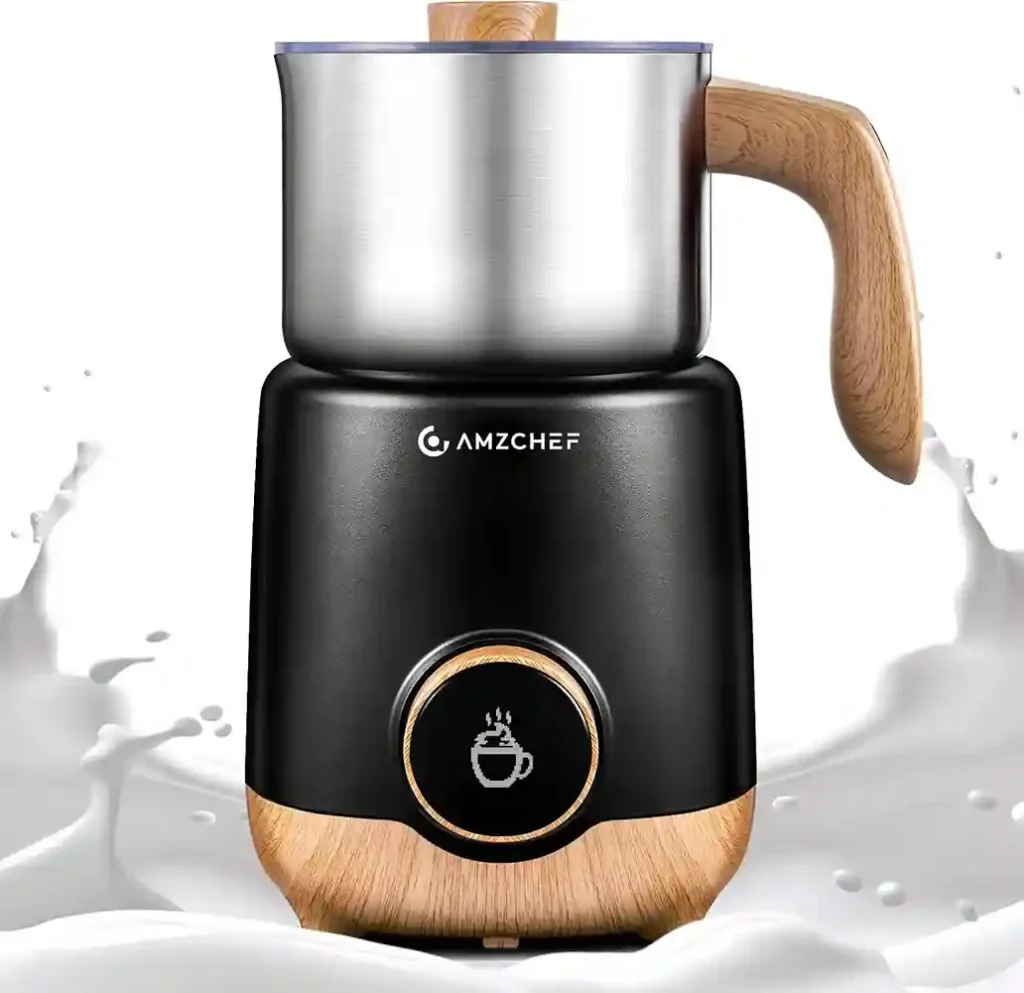 AMZCHEF 8-in-1 Milk Frother and Steamer