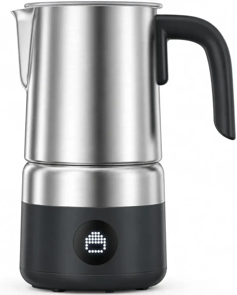 AMZCHEF All-in-1 Milk Frother and Steamer