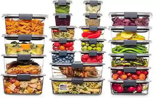 Rubbermaid Brilliance BPA-Free Food Storage Containers
