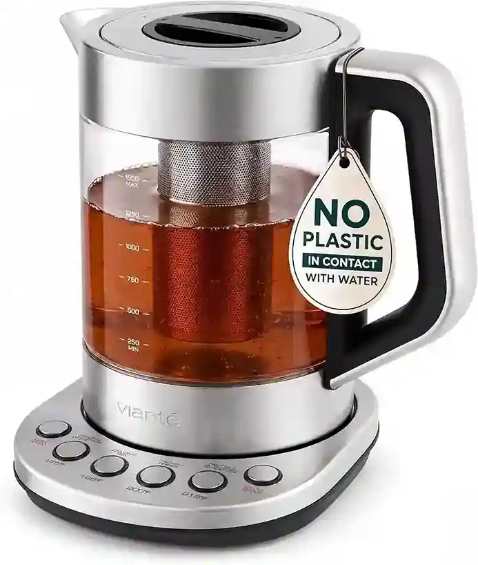 Vianté Alba Electric Tea Kettle With Infuser